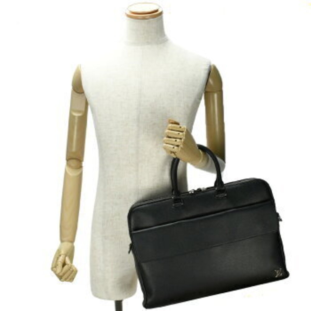 Louis Vuitton Alex Briefcase black Taiga leather business bag shoulder document - Picture 9 of 10